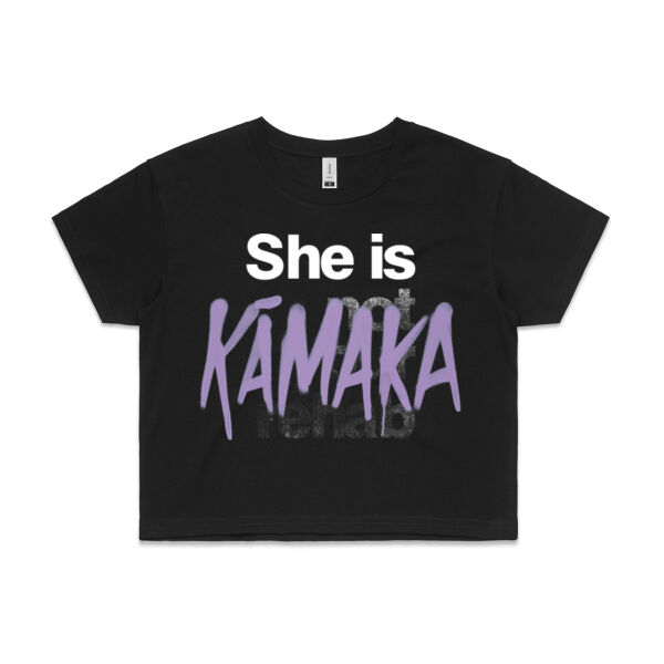 Kamaka - AS Colour Womens Crop Tee Thumbnail