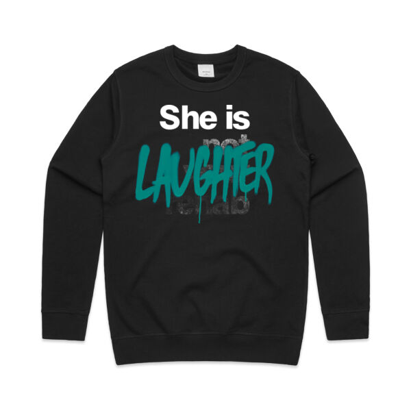 Laughter - AS Colour Mens Premium Crew Thumbnail