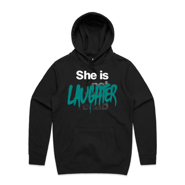 Laughter - AS Colour Mens Stencil Hoodie Thumbnail