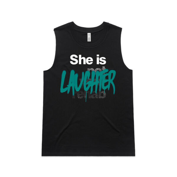Laughter - AS Colour Womens Upside Tank Thumbnail