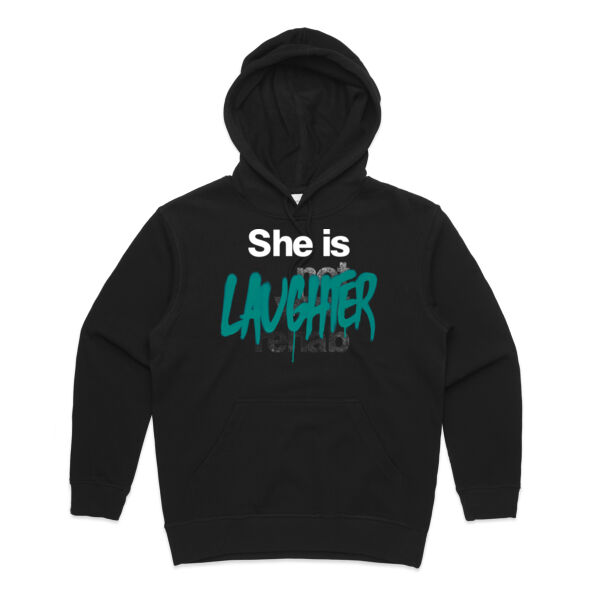 Laughter - AS Colour Womens Premium Hood Thumbnail