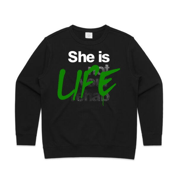 Life - AS Colour Womens Premium Crew Thumbnail