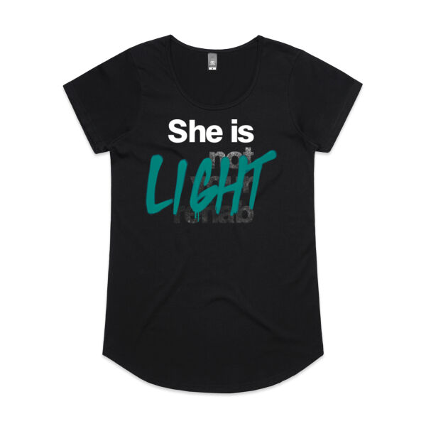 Light - AS Colour Womens Mali Tee Thumbnail
