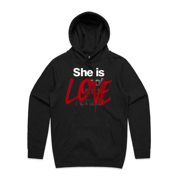 Love - AS Colour Mens Stencil Hoodie Thumbnail
