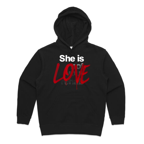 Love - AS Colour Womens Premium Hood Thumbnail