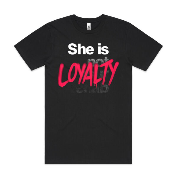 Loyalty - AS Colour Mens Block T shirt Thumbnail