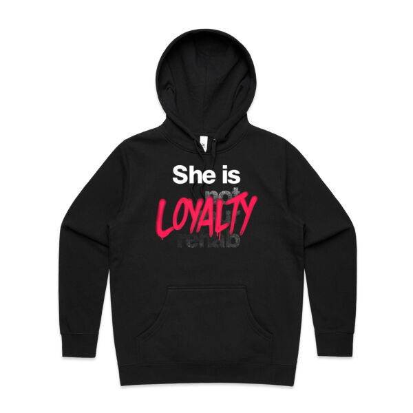 Loyalty - AS Colour Womens Stencil Hood Thumbnail