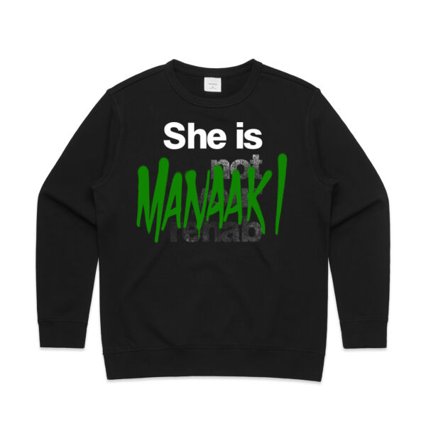 Manaaki - AS Colour Womens Premium Crew Thumbnail