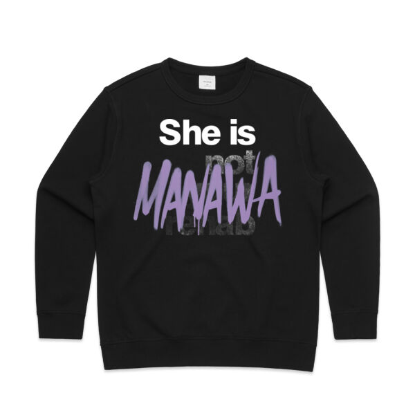 Manawa - AS Colour Womens Premium Crew Thumbnail
