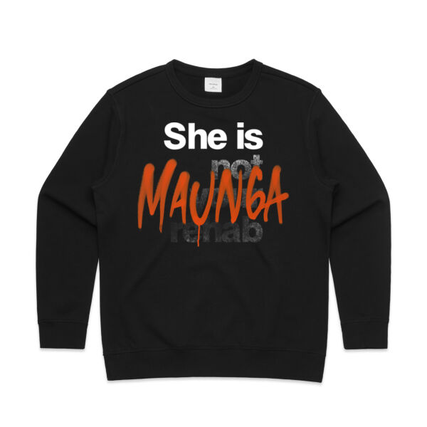 Maunga - AS Colour Womens Premium Crew Thumbnail
