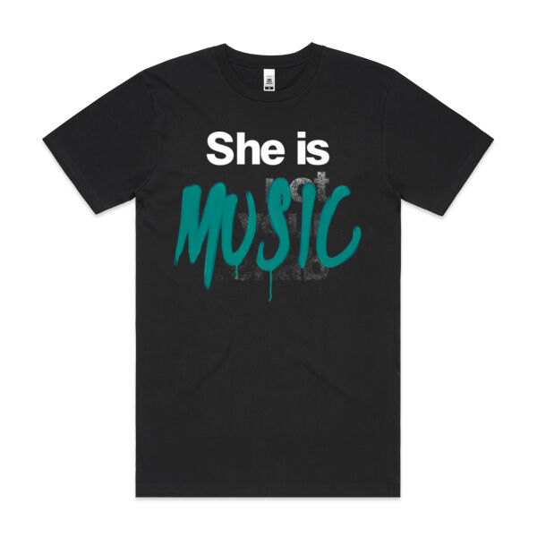 Music - AS Colour Mens Block T shirt Thumbnail