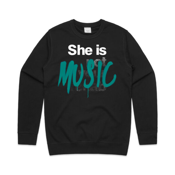 Music - AS Colour Mens Premium Crew Thumbnail