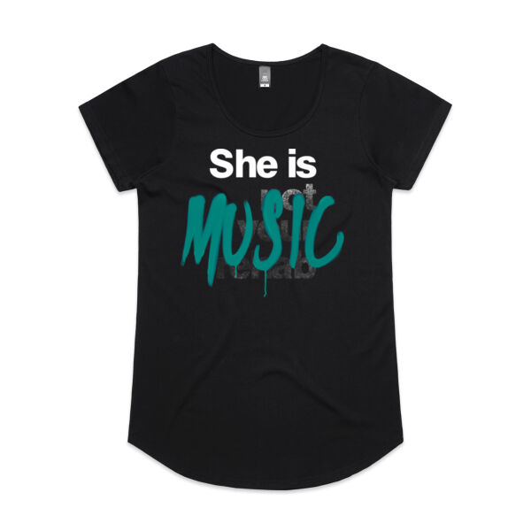 Music - AS Colour Womens Mali Tee Thumbnail