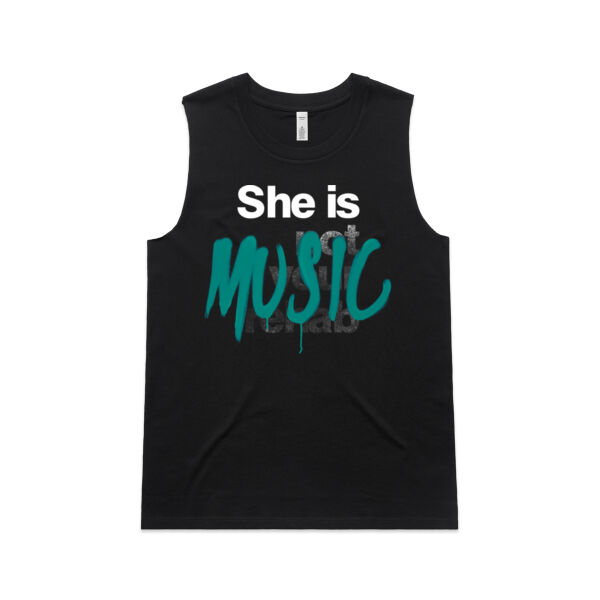 Music - AS Colour Womens Upside Tank Thumbnail