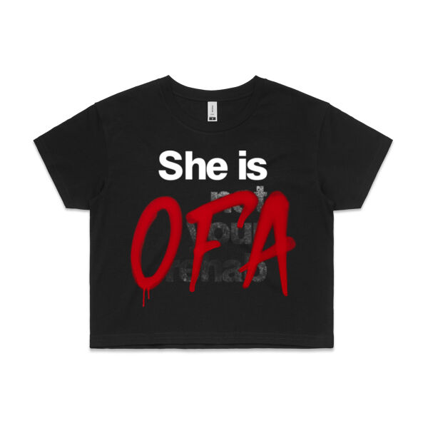 Ofa - AS Colour Womens Crop Tee Thumbnail