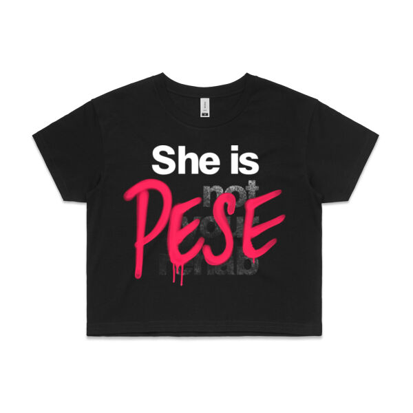 Pese - AS Colour Womens Crop Tee Thumbnail