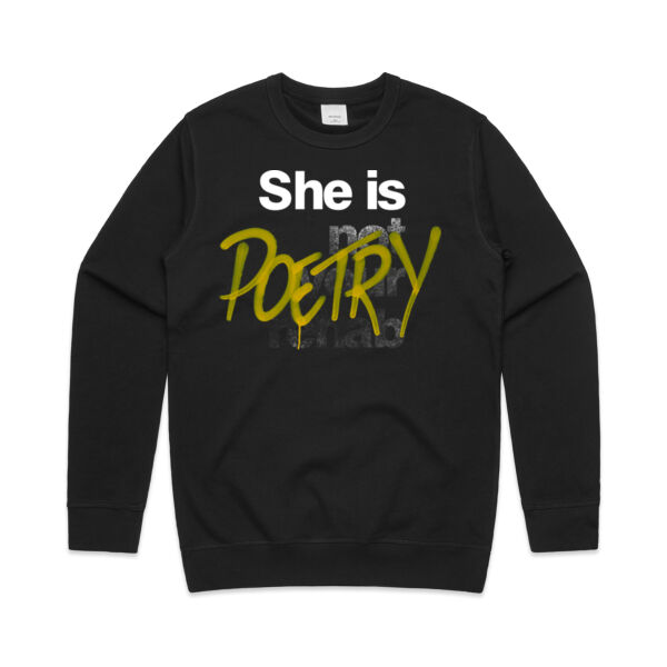 Poetry - AS Colour Mens Premium Crew Thumbnail