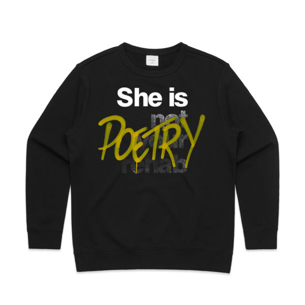 Poetry - AS Colour Womens Premium Crew Thumbnail