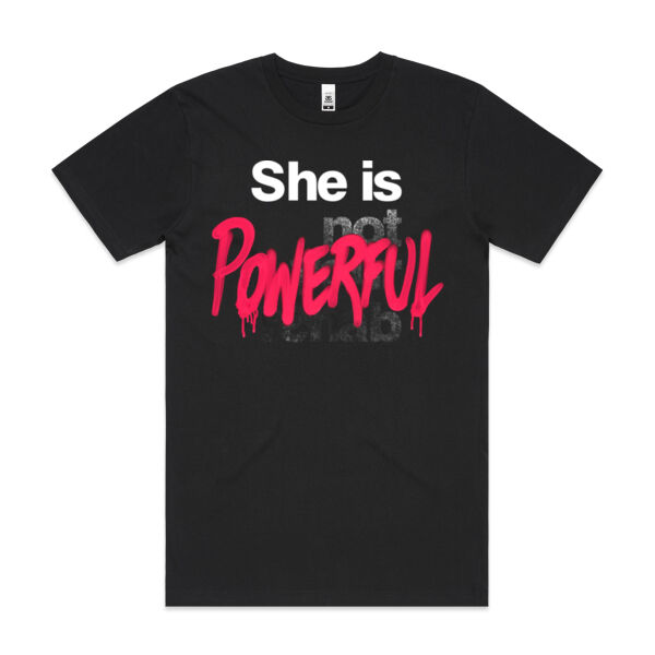 Powerful - AS Colour Mens Block T shirt Thumbnail