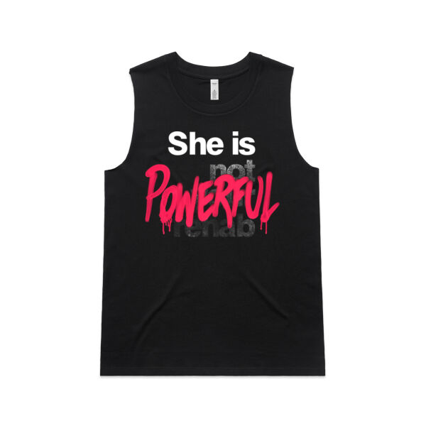 Powerful - AS Colour Womens Upside Tank Thumbnail
