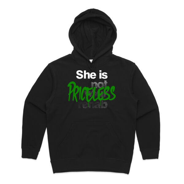 Priceless - AS Colour Womens Premium Hood Thumbnail