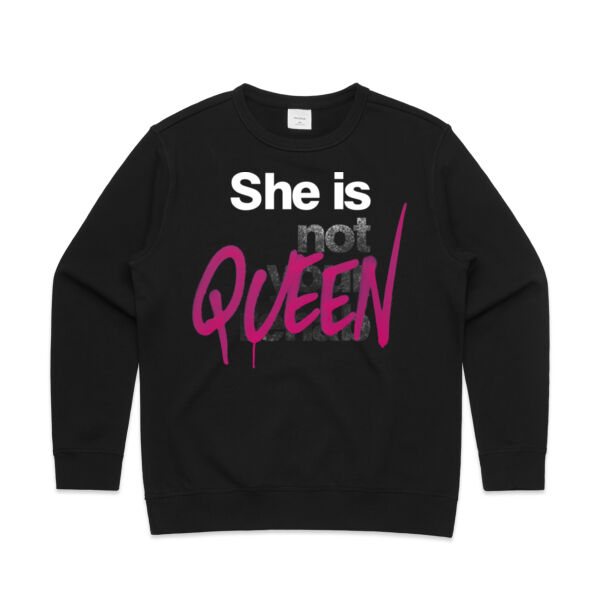 Queen - AS Colour Womens Premium Crew Thumbnail