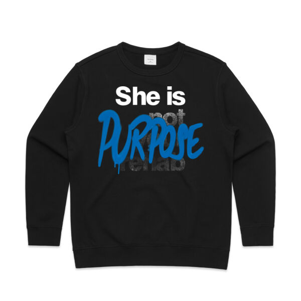 Purpose - AS Colour Womens Premium Crew Thumbnail
