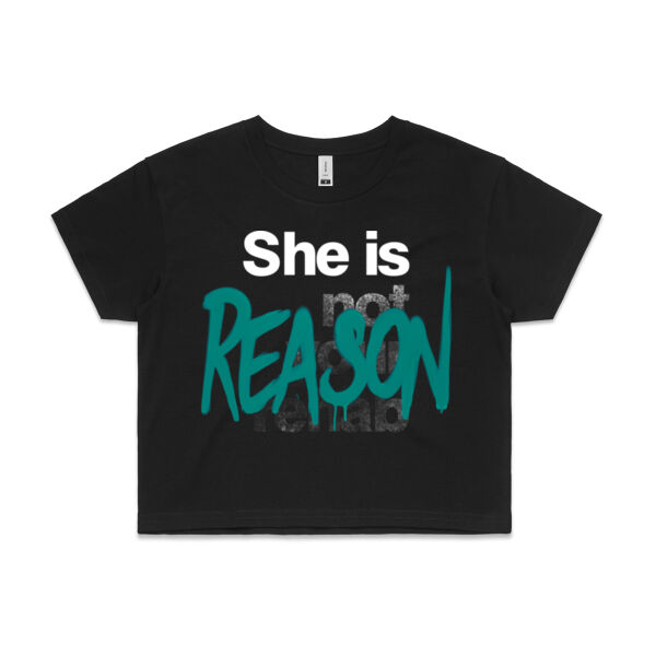 Reason - Womens Crop Tee Thumbnail