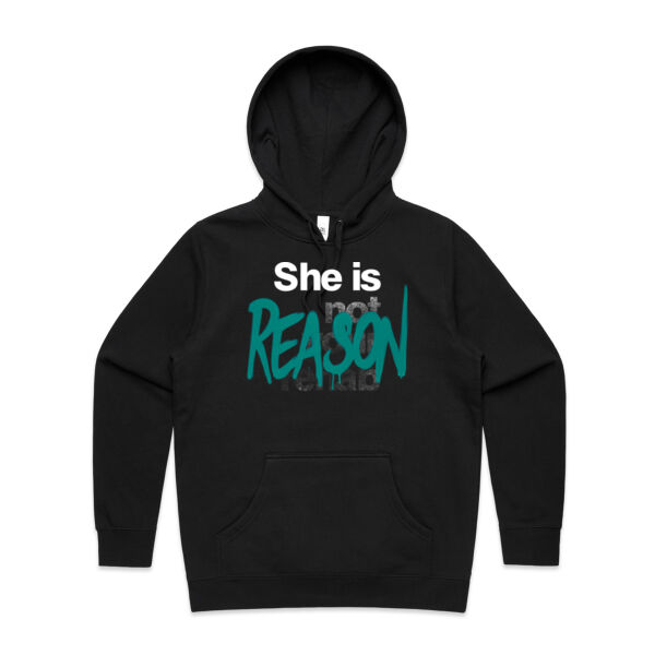 Reason - Womens Stencil Hood Thumbnail