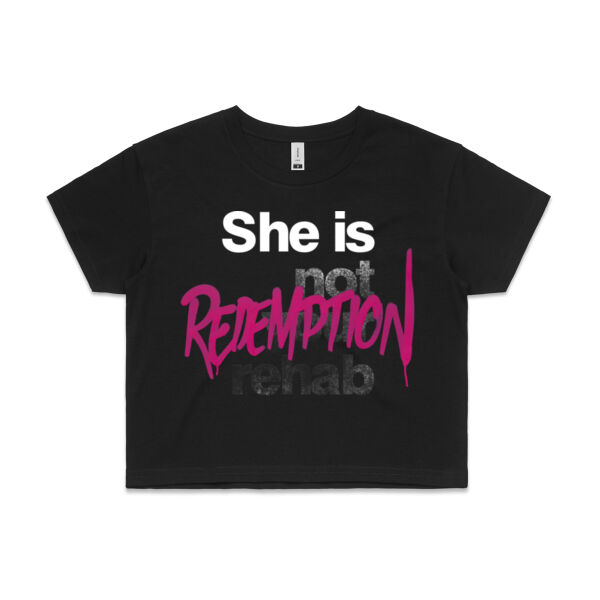 Redemption - Womens Crop Tee Thumbnail