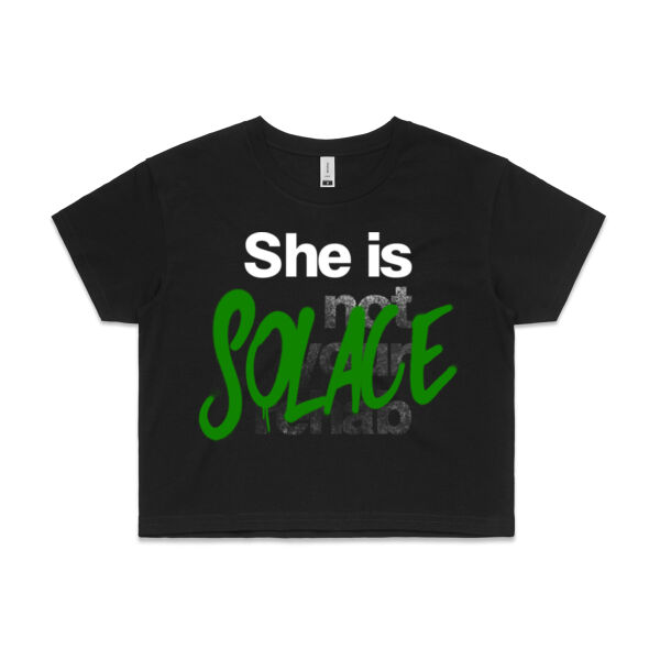 Solace - Womens Crop Tee Thumbnail