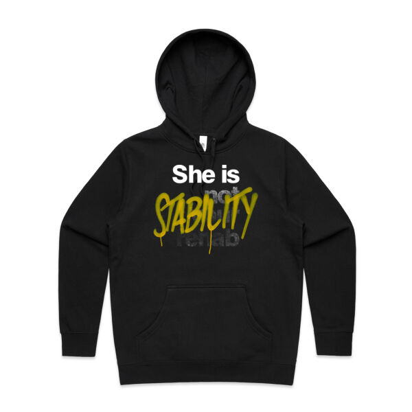 Stability - Womens Stencil Hood Thumbnail