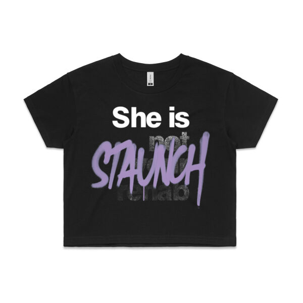 Staunch - AS Colour Womens Crop Tee Thumbnail