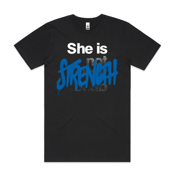 Strength - Mens Block T shirt Thumbnail