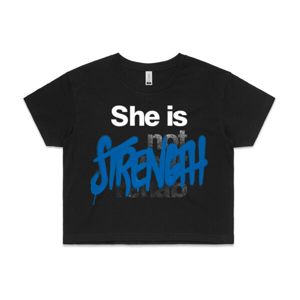 Strength - Womens Crop Tee Thumbnail