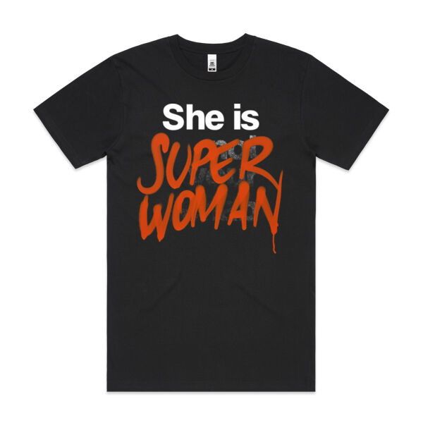 Superwoman - Mens Block T shirt Thumbnail