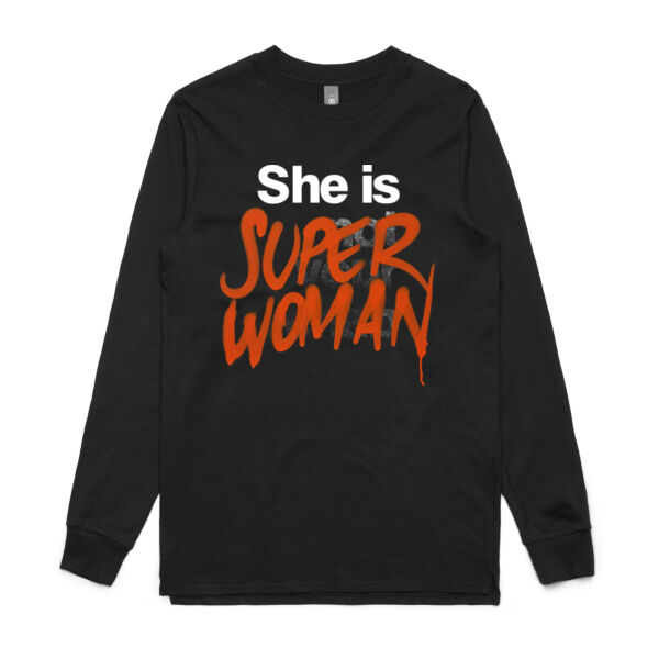 Superwoman - Mens Base Longsleeve Tee Thumbnail