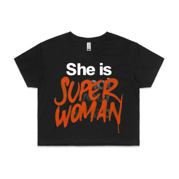 Superwoman - Womens Crop Tee Thumbnail