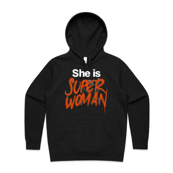 Superwoman - Womens Stencil Hood Thumbnail