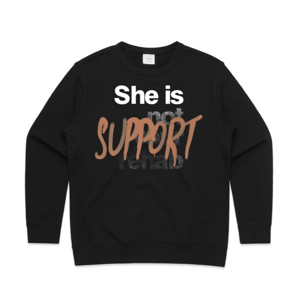 Support - Womens Premium Crew Thumbnail