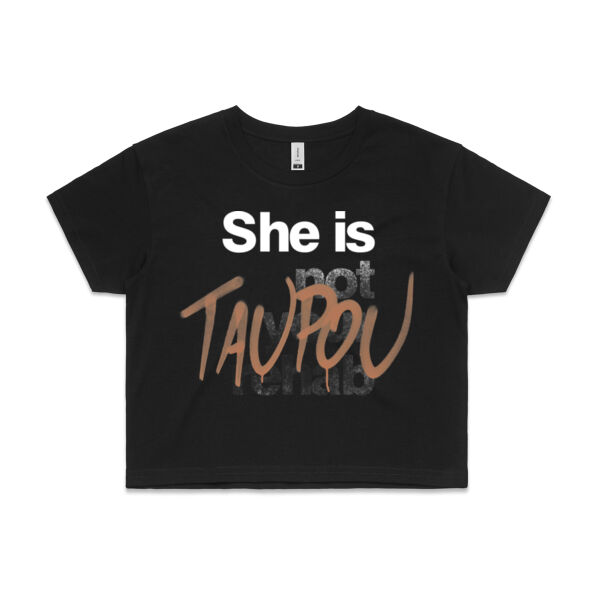 Taupou - AS Colour Womens Crop Tee Thumbnail