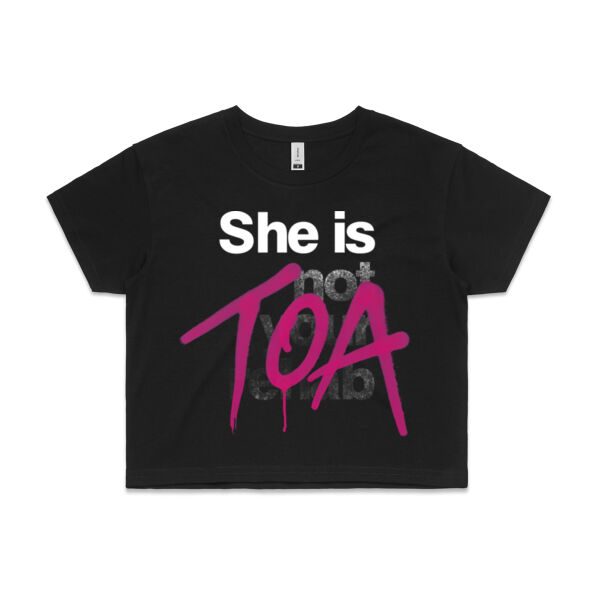 Toa - Womens Crop Tee Thumbnail