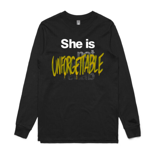 Unforgettable - AS Colour Mens Base Longsleeve Tee Thumbnail