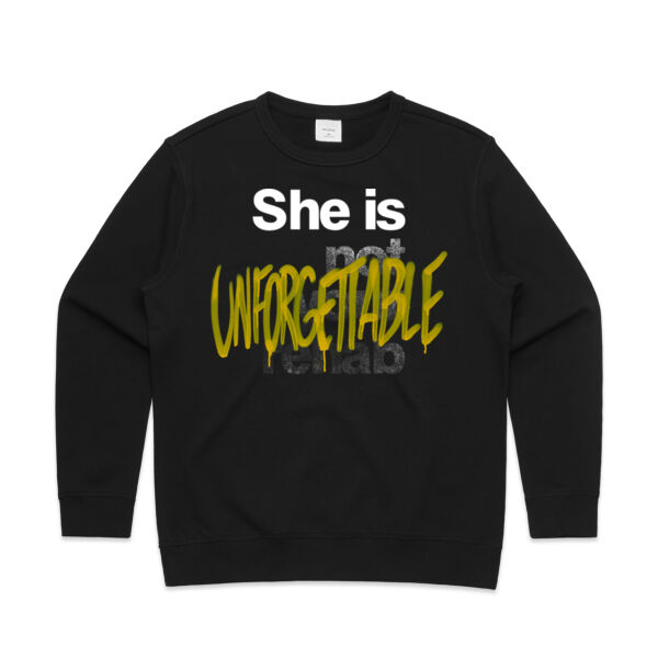 Unforgettable - AS Colour Womens Premium Crew Thumbnail