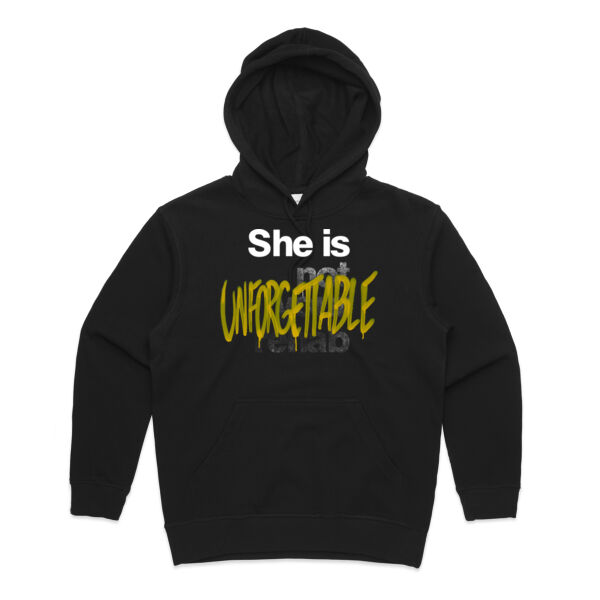Unforgettable - AS Colour Womens Premium Hood Thumbnail