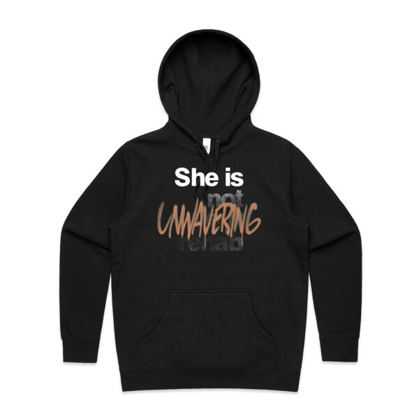 Unwavering - AS Colour Womens Stencil Hood Thumbnail