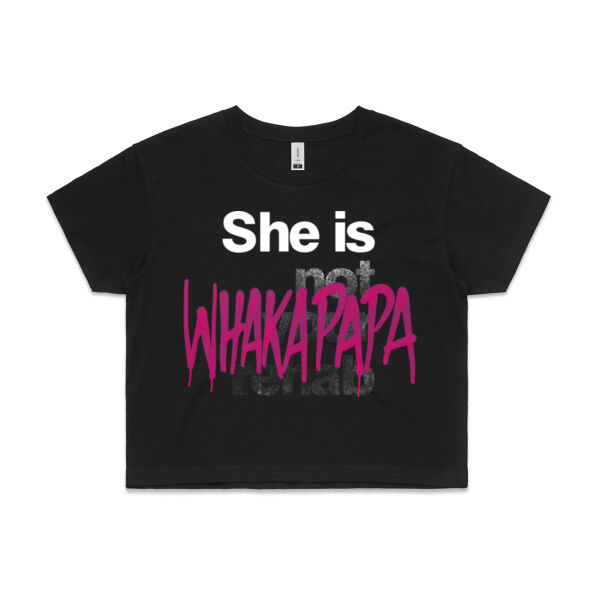 Whakapapa - Womens Crop Tee Thumbnail