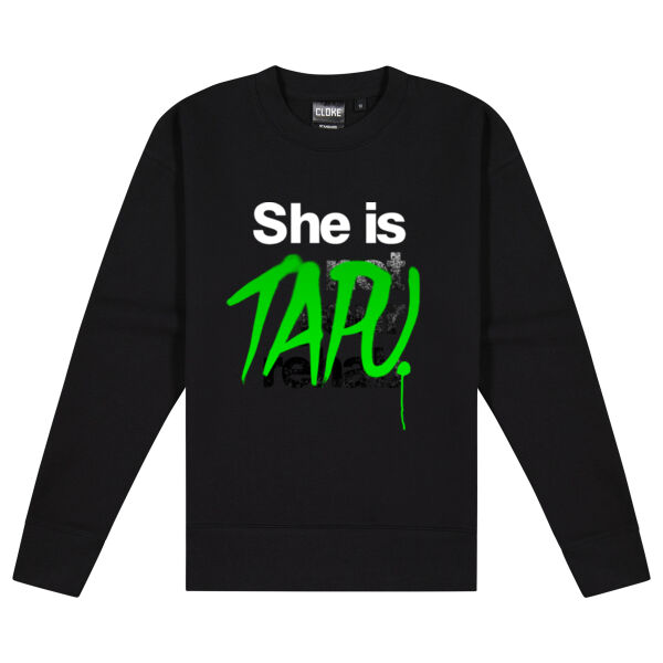 She is Tapu - Cloke Women's Standard Crew Neck Sweat Thumbnail
