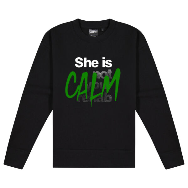 Calm - Cloke Women's Standard Crew Neck Sweat Thumbnail