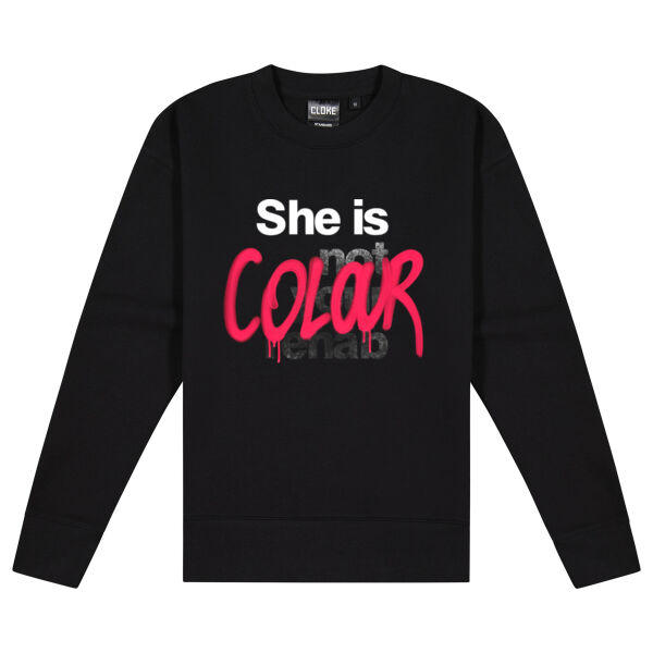 Colour - Cloke Women's Standard Crew Neck Sweat Thumbnail